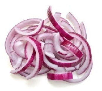 Red Sliced Onions