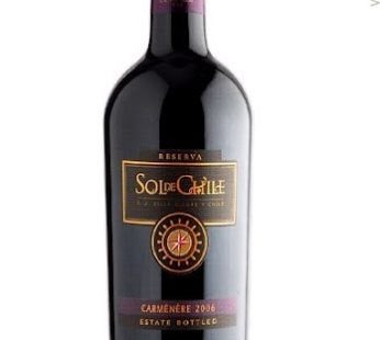 SOL DE CHILE CARMENERE RESERVE 75CL