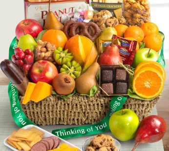 Thinking Of You Fruit & Sweets Gift Basket