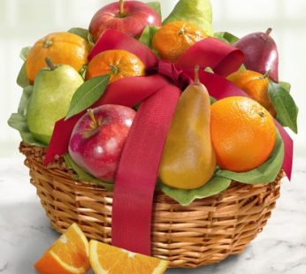 Harvest Comforts Fresh Fruit Gift Basket