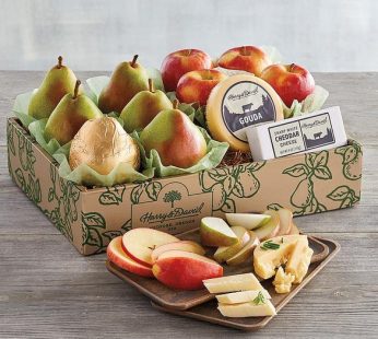 Classic Pears, Apples, and Cheese Gift