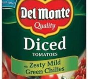 Del Monte Diced Tomatoes with Zesty Mild Green Chilies 14.5 oz