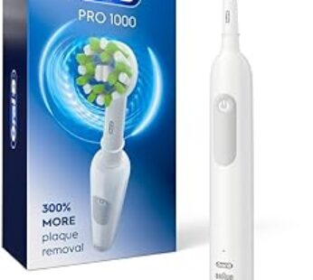 Oral-B White Pro 1000 Power Rechargeable Electric Toothbrush