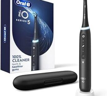 Oral-B iO Series 5 Rechargeable Electric Toothbrush with Visible Pressure Sensor to Protect Gums, 2