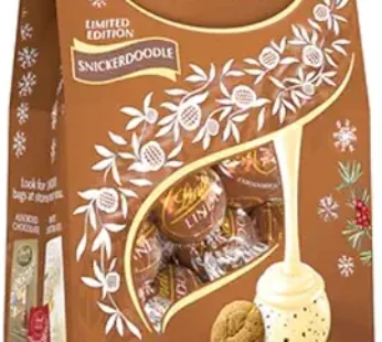 Lindt Holiday Snickerdoodle White Chocolate Truffles with Smooth, Melting Truffle Center 5.1oz