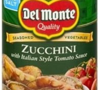 Del Monte Zucchini with Italian Style Tomato Sauce – with Natural Sea Salt 14.5oz