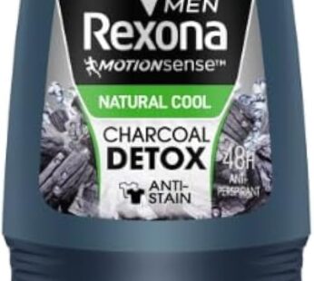 Rexona Men’s Advanced Fresh Charcoal Detox, 72 hour sweat & odor protection with MotionActivated tec