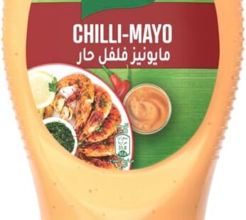 Knorr Flavoured Mayonnaise, Chilli-Mayo, With Red Hot Chilli Flakes, Ideal As A Dip, Dressing Or Spr