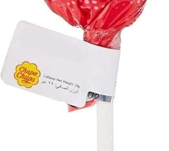 Chupa Chups XXL Bubblegum Filled Fruit Lollipops Candy – 29 Gm