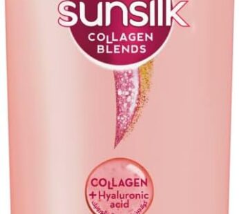 SUNSILK Collagen Blends Shampoo for dry hair, Moisture Bomb, Infused with Collagen + Hyaluronic Acid, 350m