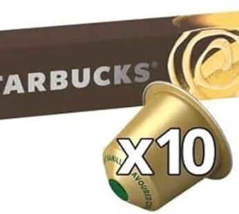 Starbucks By Nespresso Creamy Vanilla Flavoured Coffee Blonde 10 Pods, 51G, Capsule – 0.07 Kg