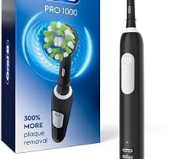 Oral-B Pro 1000 Rechargeable Electric Toothbrush, Black