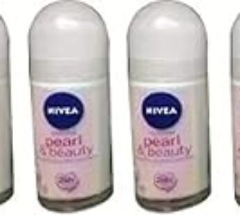 Nivea PEARL AND BEAUTY (PACK OF 6) Deodorant Roll-on – For Women (300 ml, Pack of 6)