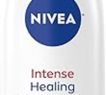 NIVEA Intense Healing Body Lotion – 72 Hour Moisture For Dry to Very Dry Skin – 16.9 oz. Pump Bottle