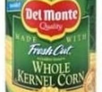 Del Monte Canned Fresh Cut Golden Sweet Whole Kernel Corn No Salt Added, 8.75-Ounce