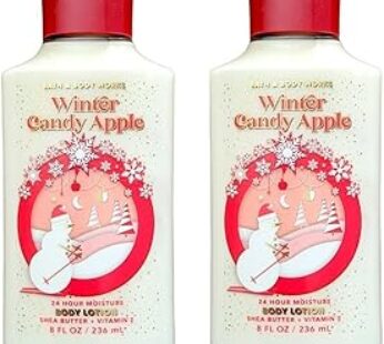 Bath & Body Works and 2 Pack Winter Candy Apple Super Smooth Lotion 8 Oz