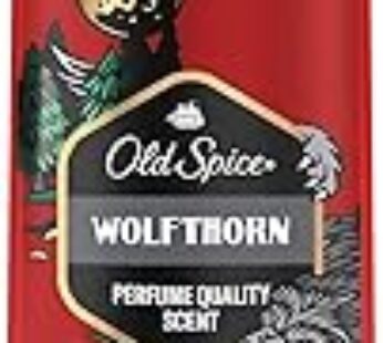 Old Spice Wolfthorn 3-in-1 Shower Gel and Shampoo for Men, 400 ml, Long-Lasting Fresh Fragrance in P