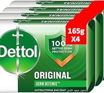 Dettol Original Anti-Bacterial Bathing Soap Bar for effective Germ Protection & Personal Hygiene, Pr