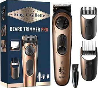 Gillette King C. Electric Beard Pro Shaver, Precision Selector, Men’s Beard Care, 40 Length Settings