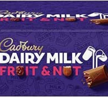 Cadbury Dairy Milk Fruit And Nut- 12 Pieces, 37 gm