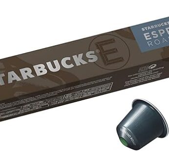 Starbucksstarbucks Espresso Roast By Nespresso Dark Roast Coffee Capsules, 10 X 57 gm