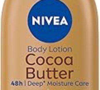 NIVEA Body Lotion Dry Skin, Cocoa Butter Vitamin E, 625ml