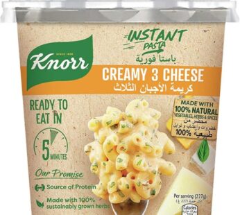 Knorr Mini Meals, Pot Pasta, Ready In 5 Minutes, Creamy 3 Cheese, Made With Sustainably Sourced Herb