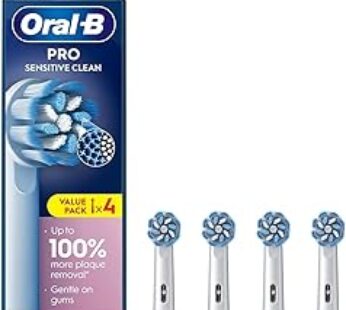 Oral-B Pro Sensitive Clean Electric Toothbrush Head, X-Shaped & Extra Soft Bristles for Gentle Brush