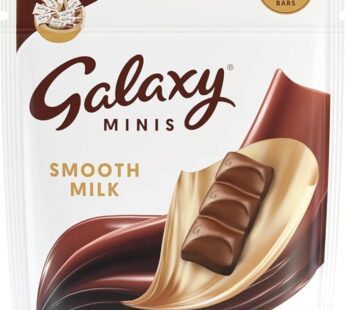 Galaxy Chocolate Minis Smooth Milk, Mini Chocolate Bars, Share Moments of Chocolate Pleasure with a Smooth and Silky Galaxy Chocolate, 13 Bars x 162.5g