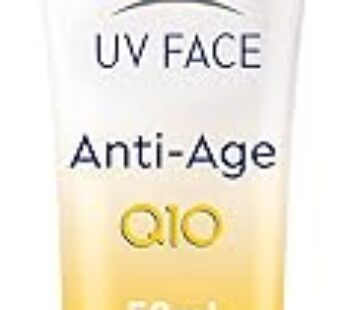 NIVEA SUN Face Cream, SPF 50, High UVA and UVB Protection, with Q10 Technology, Anti-Age, Water Resi