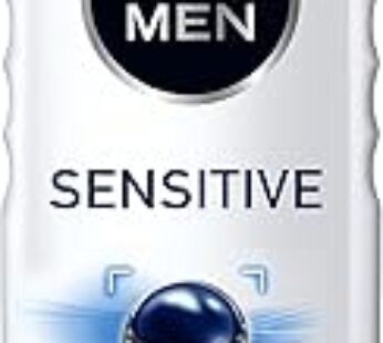 NIVEA MEN 3in1 Shower Gel Sensitive, Bamboo Extract Masculine Scent, 250ml