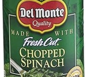 Del Monte Canned Fresh Cut Chopped Spinach, 13.5 Ounce