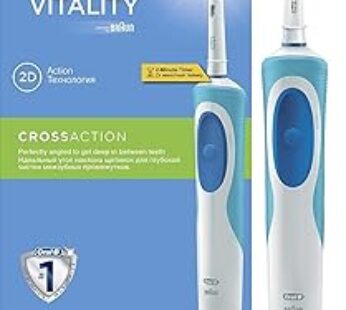 ORAL-B VITALITY CROSSACTION ELECTRIC RECHARGEABLE POWER TOOTHBRUSH + DOCK