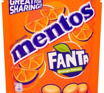 Mentos Chewing Gums Fanta Orange Flavour, 140g