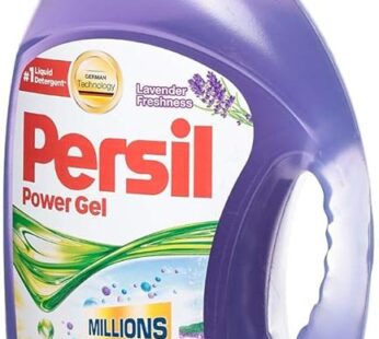 Persil Power Gel Liquid Laundry Detergent, With Deep Clean Technology, Lavender, 3 L