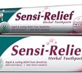 Himalaya Since 1930 Sensi-Relief Herbal Toothpaste Gives Rapid and Lasting Relief from Sensitivity –