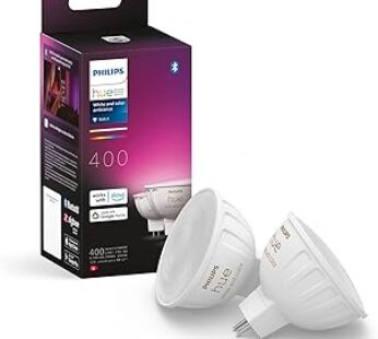 Philips Hue White Ambiance & Color MR16 LED Lamp, Dimmable, 16 Million Colours, Controllable via App