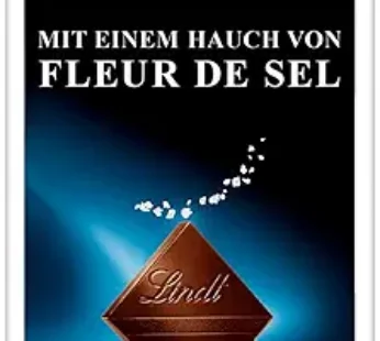 Lindt Excellence Dark Sea Salt, 100 Gm