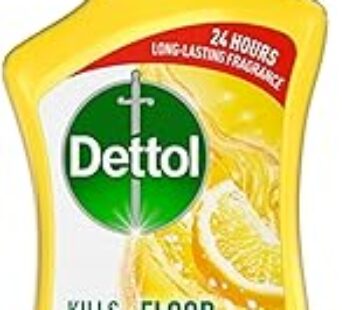 Dettol Antibacterial Power Floor Cleaner (Kills 99.9% of Germs), Fresh Lemon Fragrance, Can be Paired with Vacuum Cleaner …