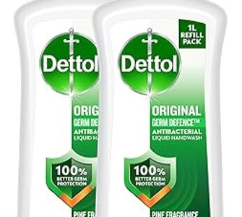 Dettol Handwash Liquid Soap Original Refill for Effective Germ Protection & Personal Hygiene, Protec