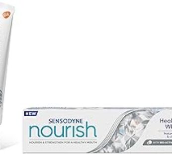 Sensodyne Nourish Healthy White Toothpaste, Protects & Whitens Teeth, 75ml