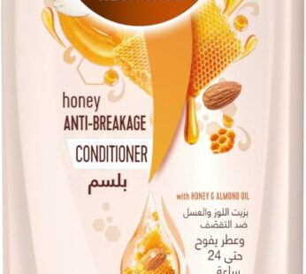 SUNSILK Natural Conditioner, For Dry Hair, Honey Anti-Breakage, 24hr Fragrance Bloom and 5x Stronger