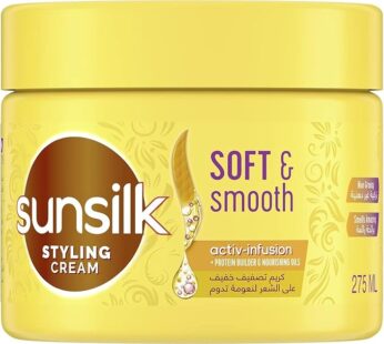 Sunsilk Styling Cream For Soft & Smooth Hair, With Natural Protein Builders & Nourishing Oils, 275ml