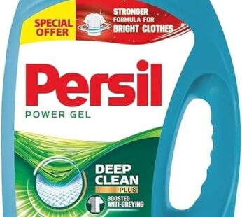 Persil Power Gel Liquid Laundry Detergent, With Deep Clean Technology, 3L+1L