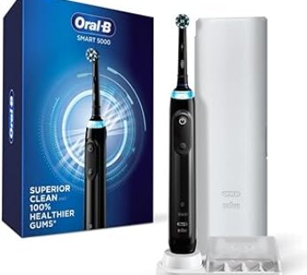 Oral-B Pro 5000 Smartseries Power Rechargeable Electric Toothbrush with Bluetooth Connectivity, Black Edition