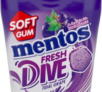 Mentos Fresh Dive Soft Gum – Grape Flavor – 44pcs