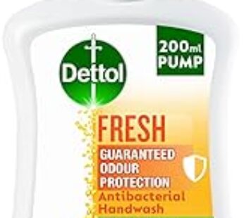 Dettol Handwash Liquid Soap Fresh Pump for Effective Germ Protection & Personal Hygiene, Protects Ag