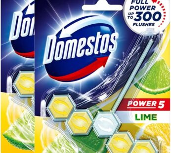 Domestos Power 5 Lime Toilet Block 55gm