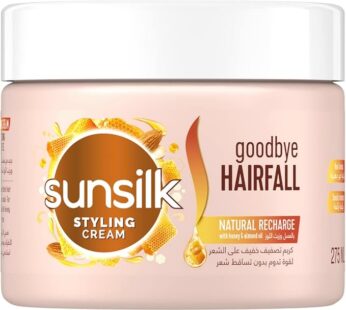 SUNSILK Hair Cream, For Hair Fall & Damaged Hair With Honey & Natural Almond Oil, Non Greasy, 275 ML