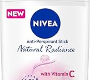 NIVEA Antiperspirant Stick for Women, 48h Protection, Natural Radiance Vitamin C, 50ml